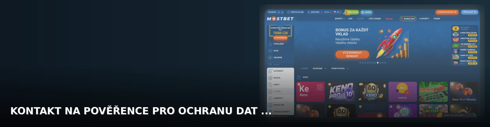 Mostbet - ochrana_soukromi
