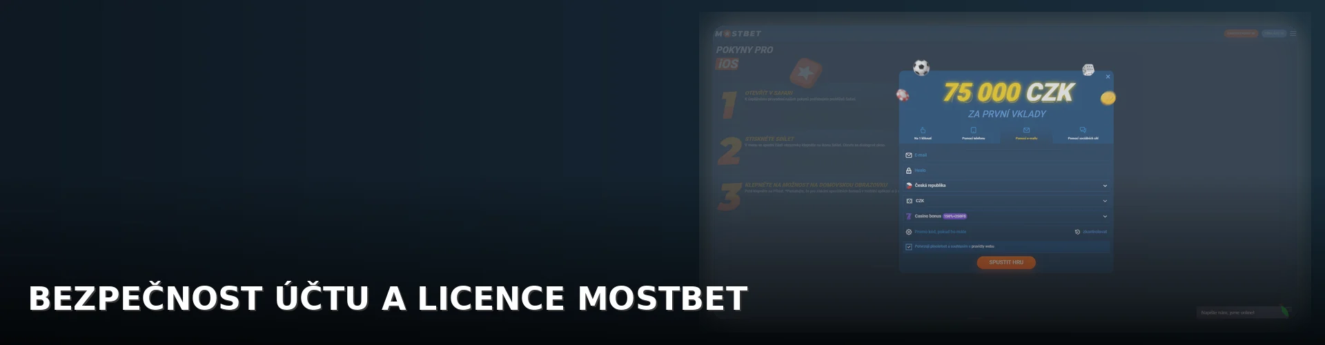 Mostbet - registrace