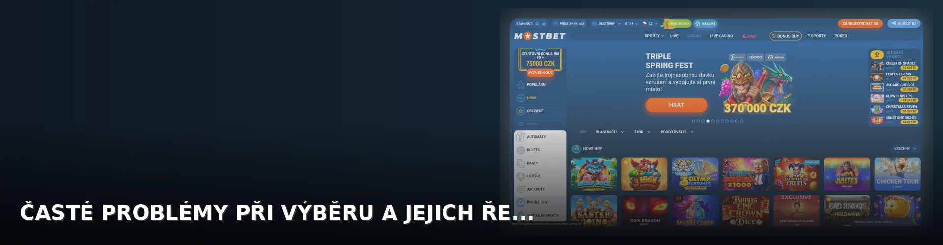 Mostbet - vyber_penez