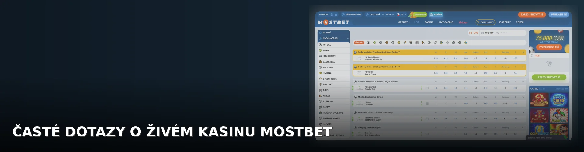 Mostbet - zive_casino