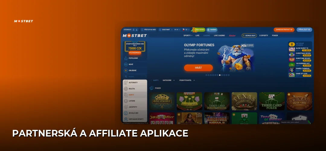 Mostbet promotional banner