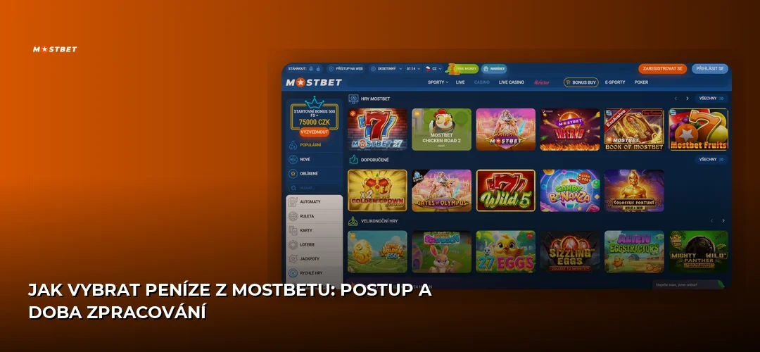 Mostbet promotional banner