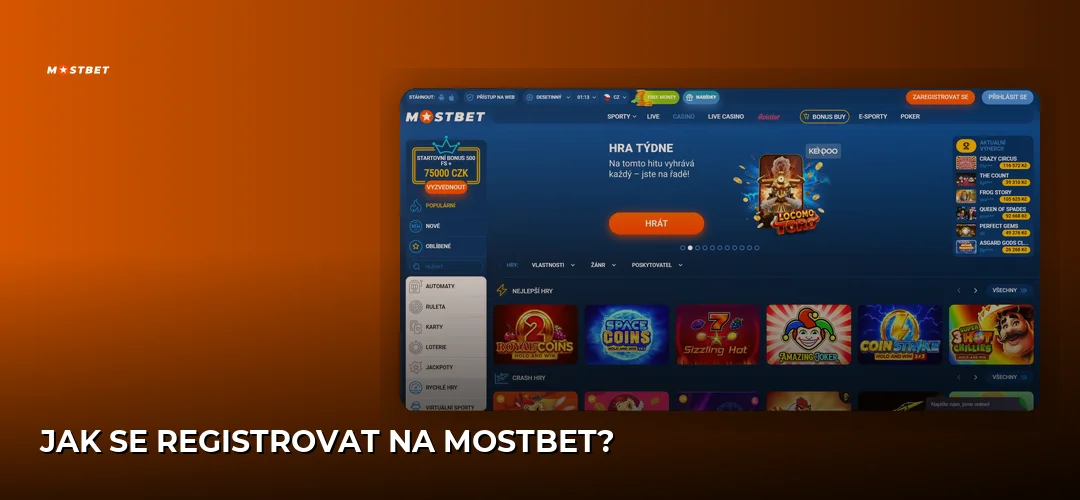 Mostbet promotional banner
