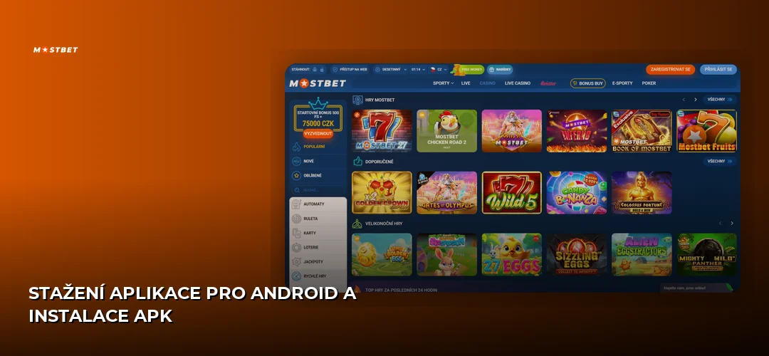 Mostbet promotional banner
