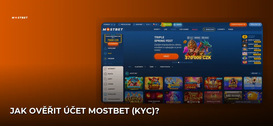 Mostbet promotional banner