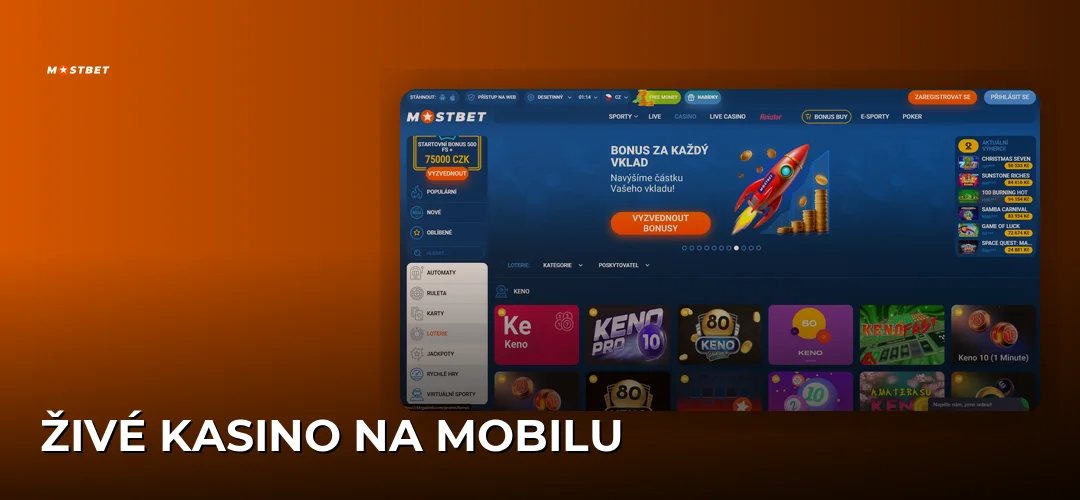 Mostbet promotional banner