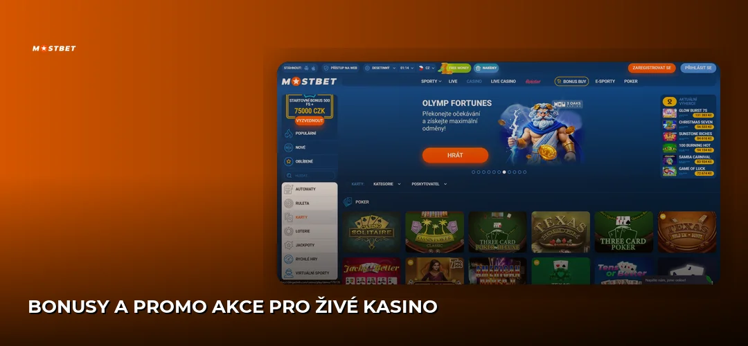 Mostbet promotional banner