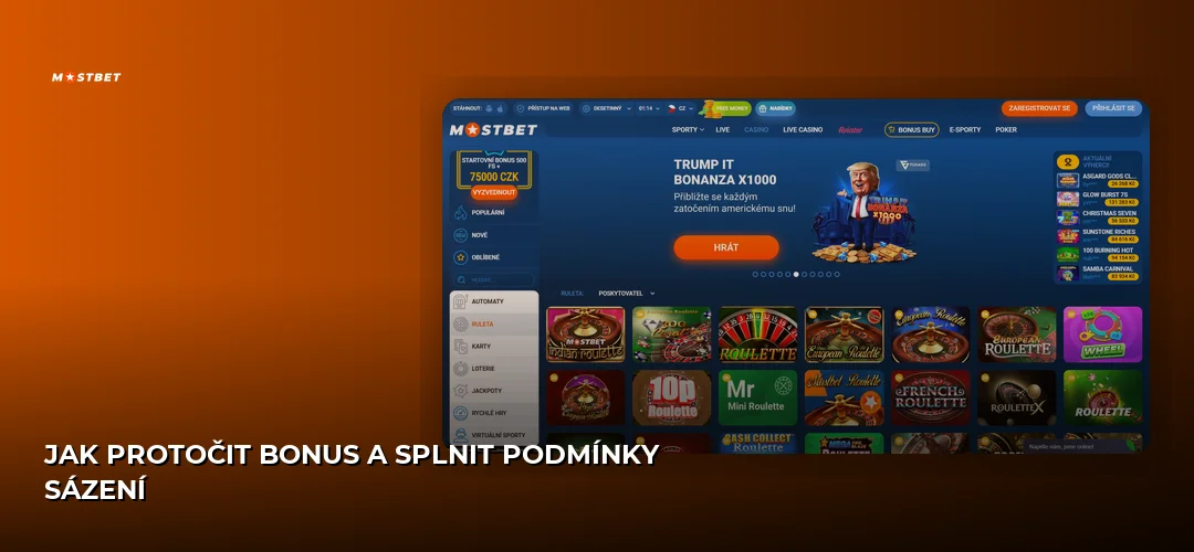 Mostbet promotional banner