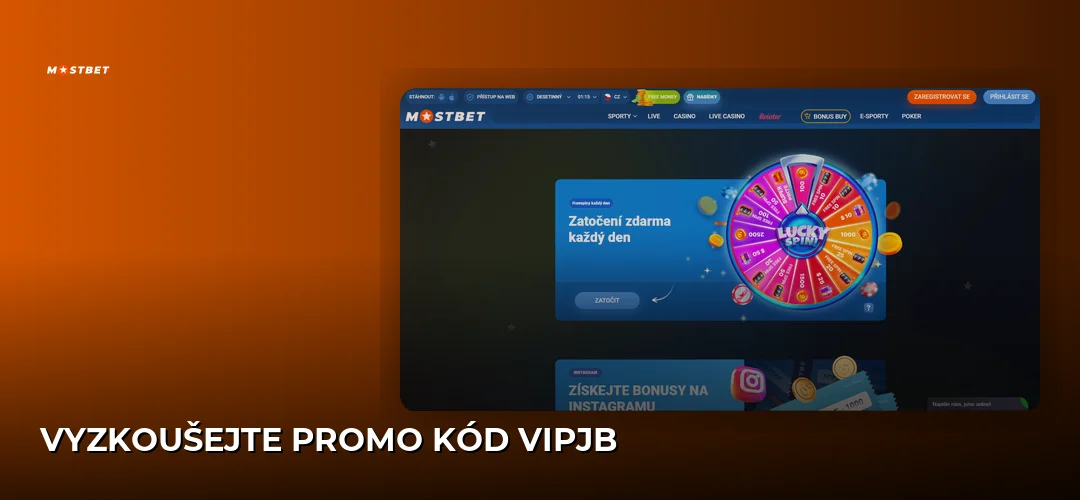 Mostbet promotional banner