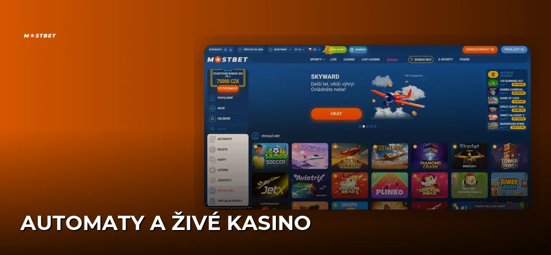 Mostbet promotional banner